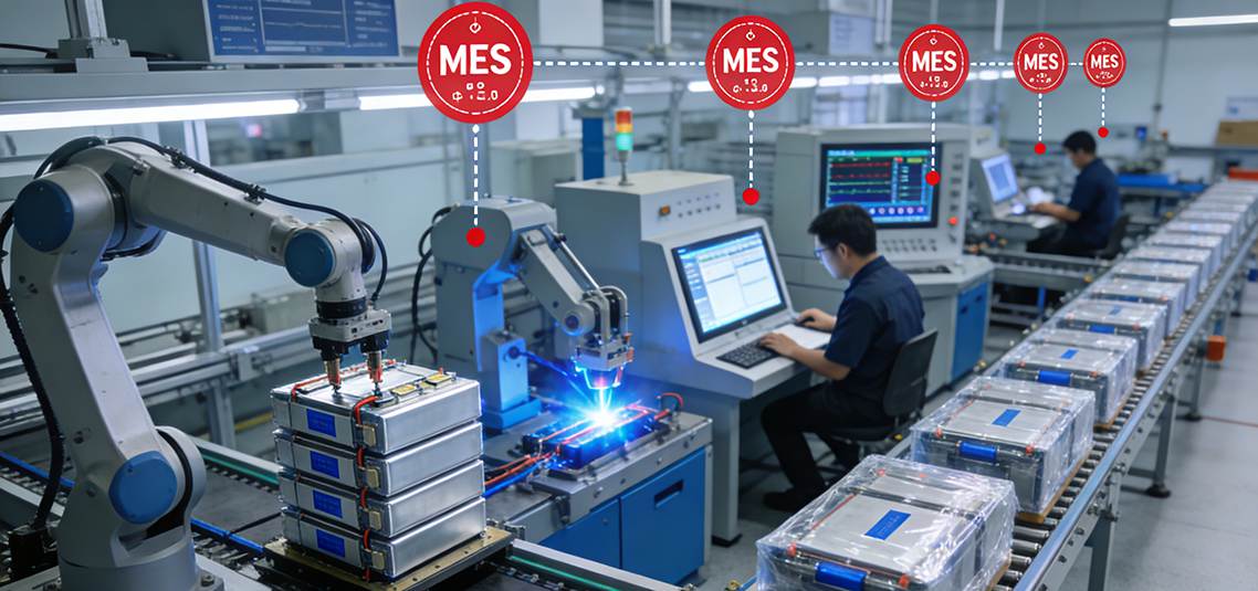 锂电池MES系统实现从原资料到制品的全性命周期追忆