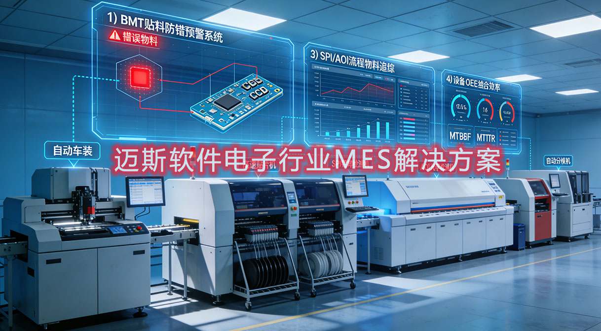 电子行业MES解决规划