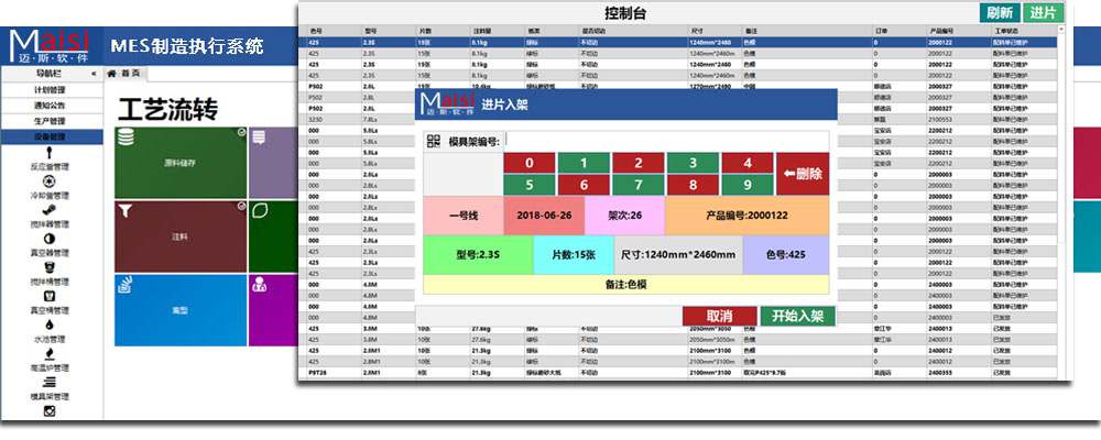 有机玻璃MES系统解决规划